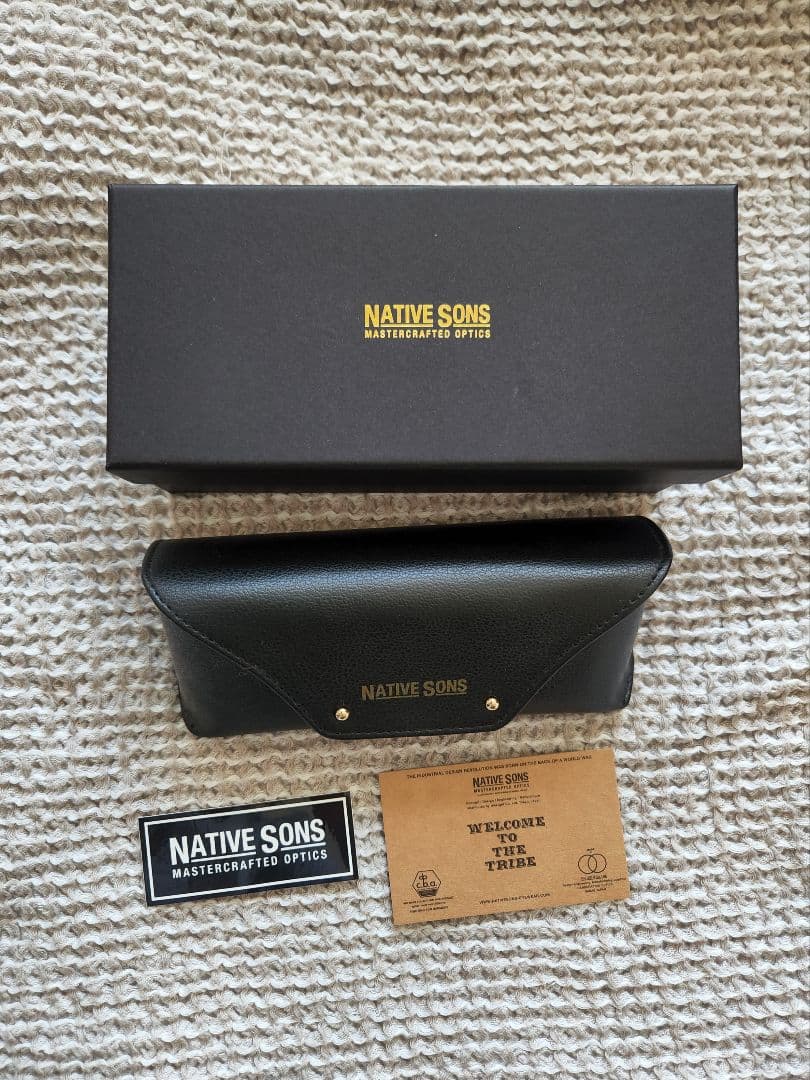 値下げ NATIVE SONS Ginsberg honey tortoise
