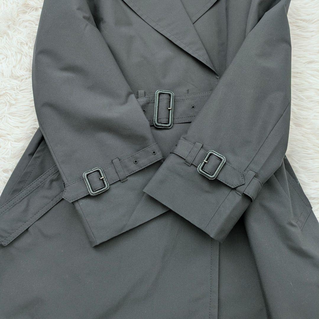 【美品】定価4.8万 UNTITLED ドロップショルダートレンチコート XS
