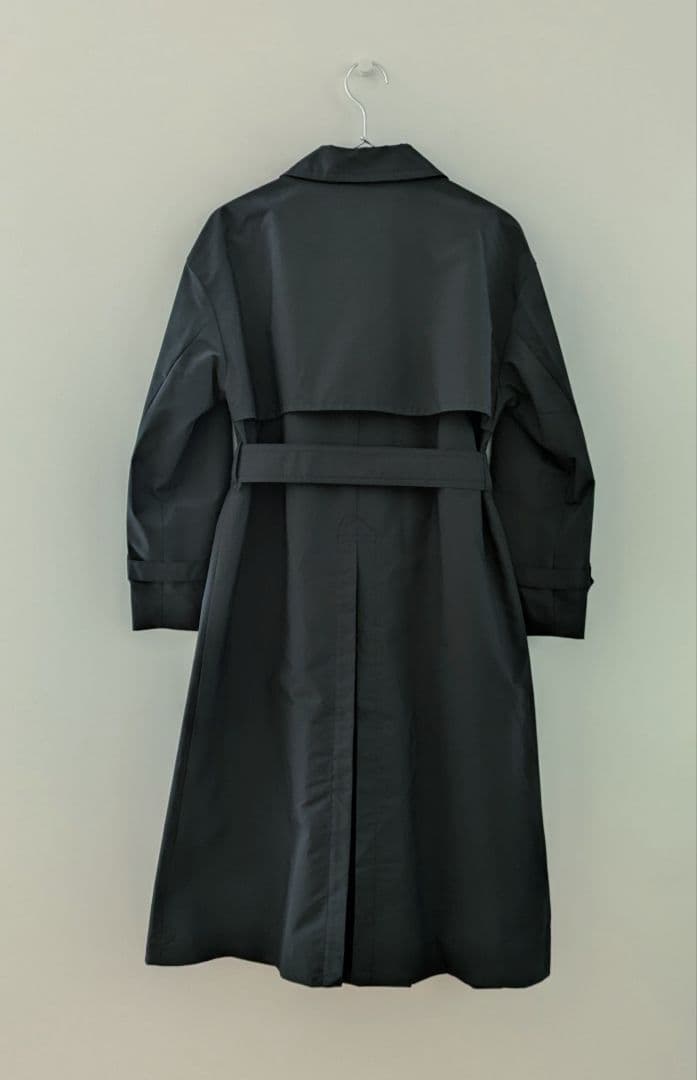 【美品】定価4.8万 UNTITLED ドロップショルダートレンチコート XS