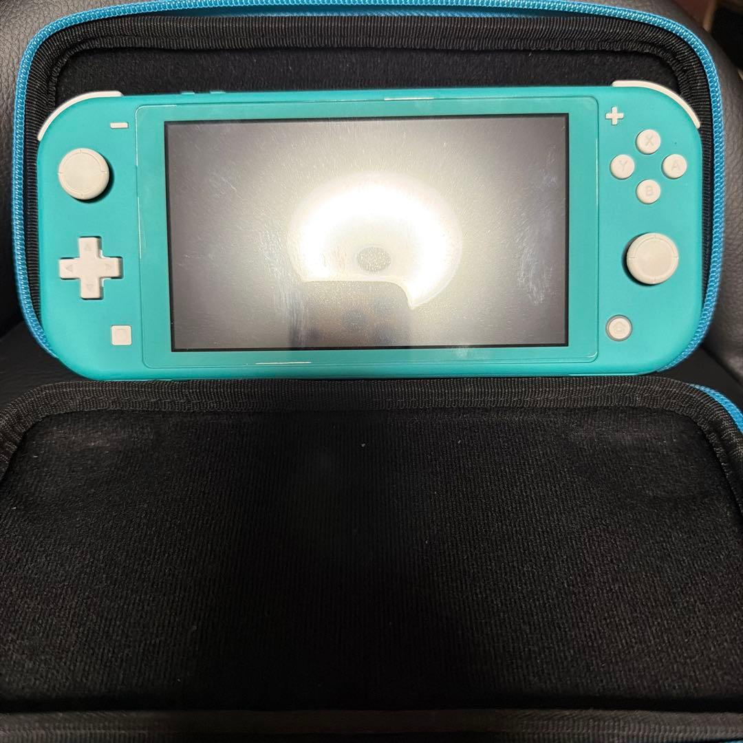 【美品】Nintendo Switch Lite ターコイズ 本体 ケース付き