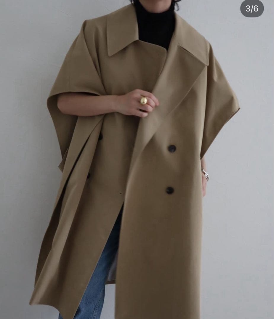 HAILEE trench poncho トレンチコート　ポンチョ ella 春
