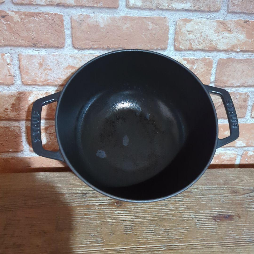 STAUB ストウブ　ワナベ 　 ブラック　 L 20cm