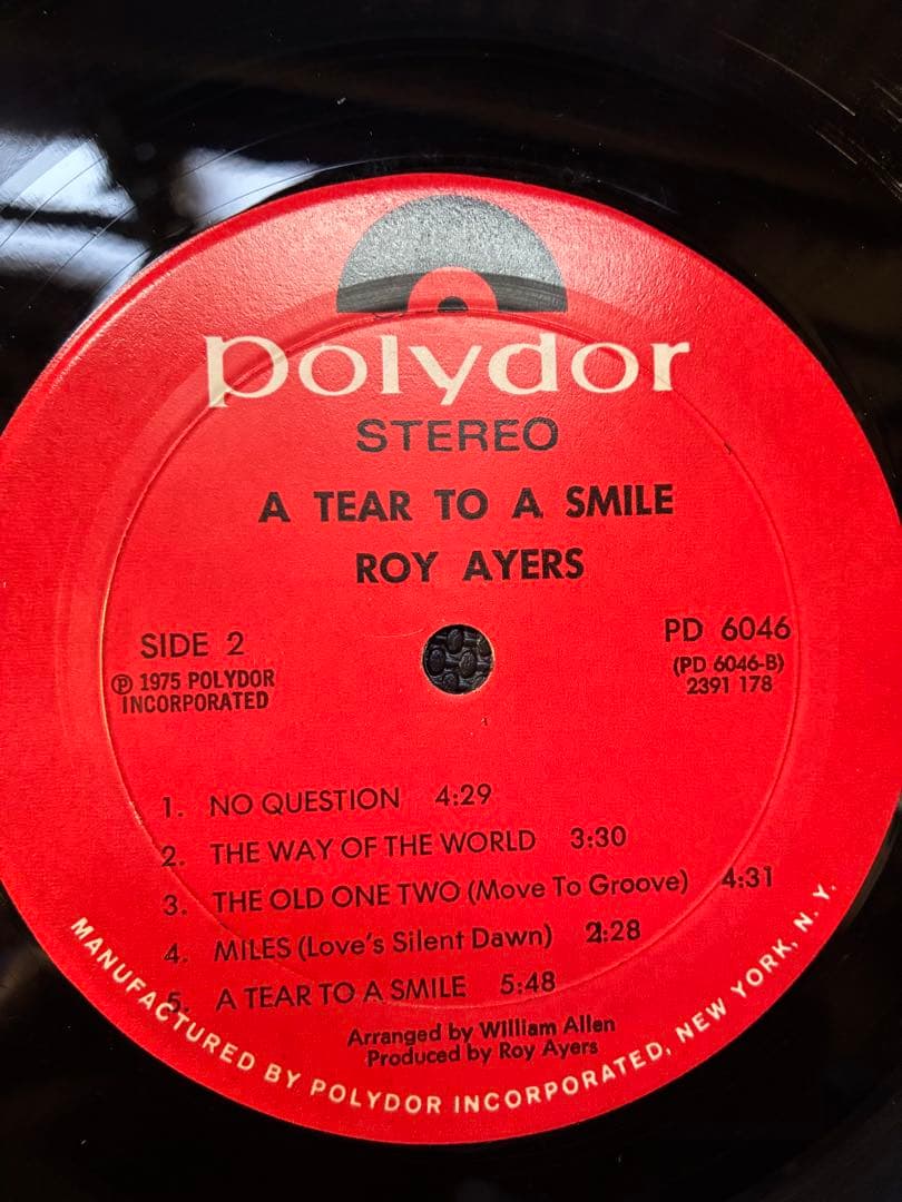 洋楽 Roy Ayers A Tear to a Smile