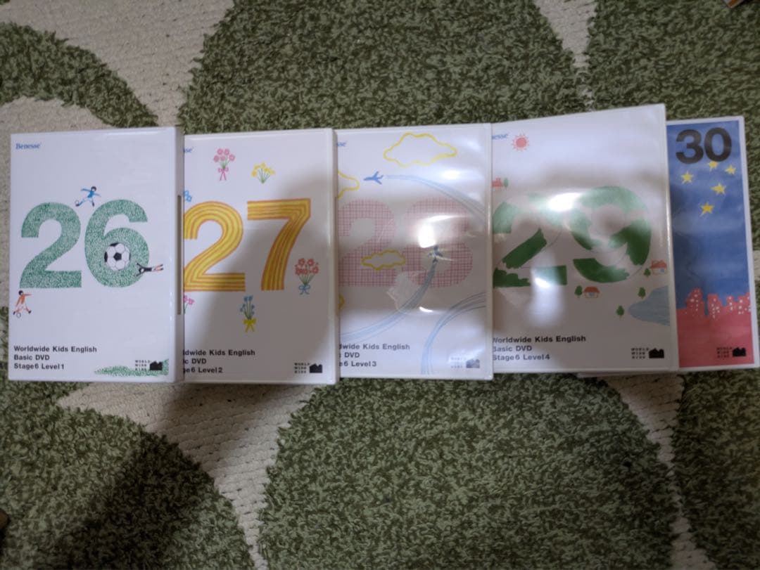 ワールドワイドキッズイングリッシュ 　英語 DVD セット