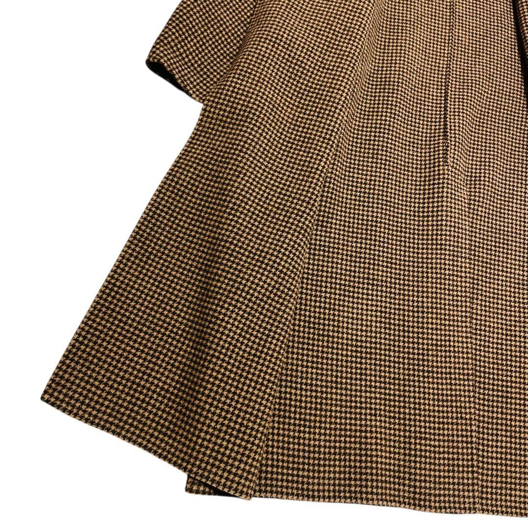 TODAYFUL トゥデイフル オーバーチェックコート 38 ブラウン ロング