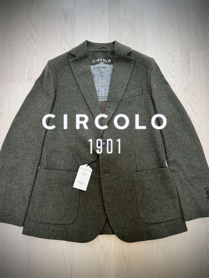 未使用 CIRCOLOチルコロ ウールジャケット50 ミリタリーグリーン