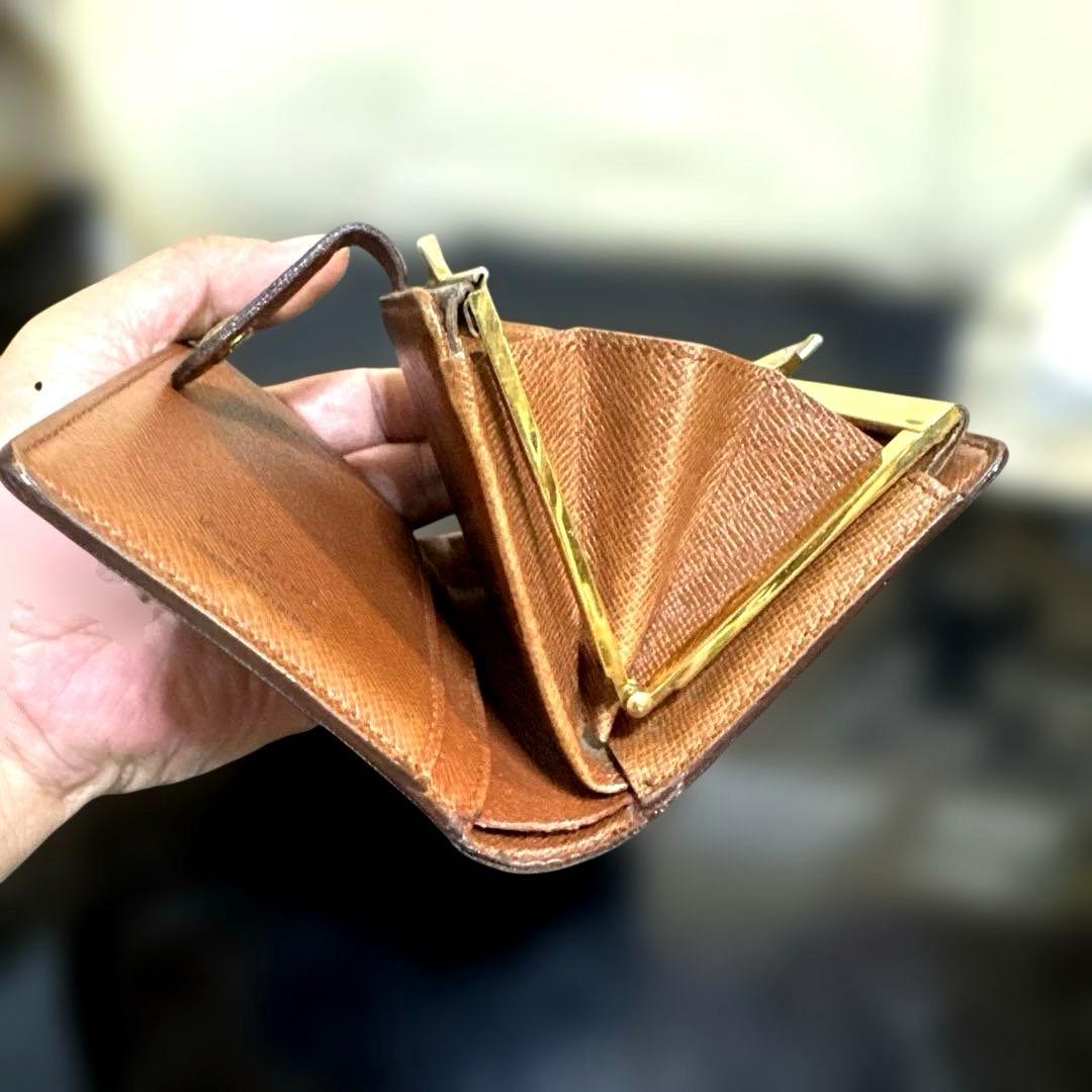 ⑥☆在庫SALE/良品 ♪モノグラム がま口 財布