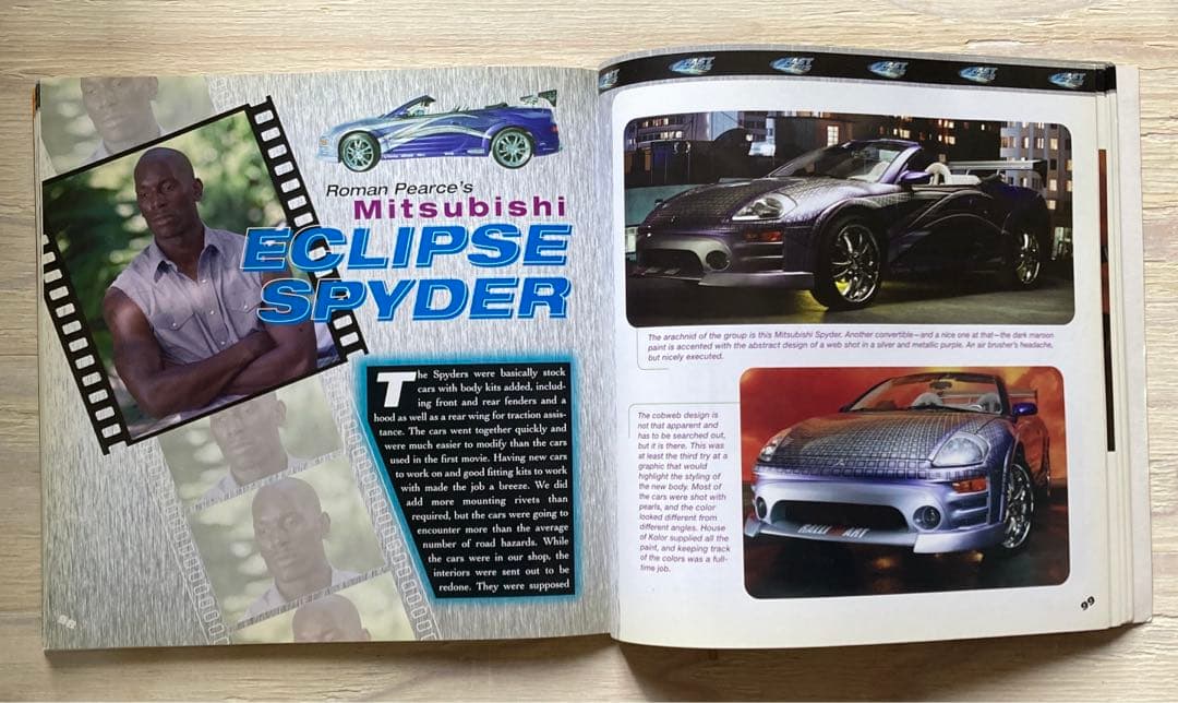 ワイルドスピード　映画メイキング　フルカラー写真集　2003年製　希少