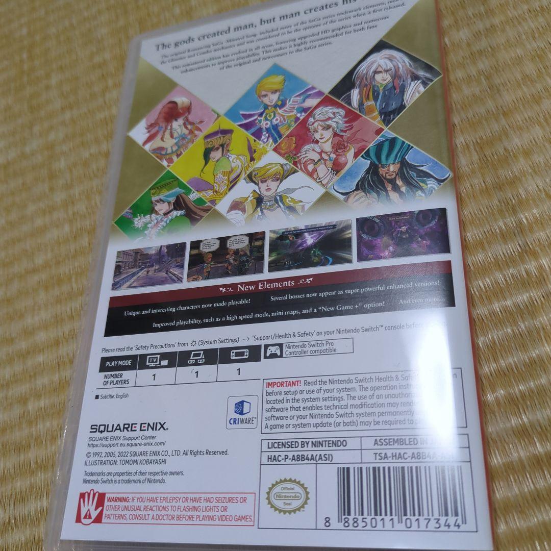 ロマンシングサガ　ミンストレルソング Switchソフト　海外版 　ミンサガ