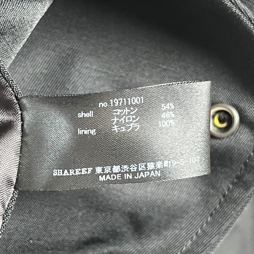 468 電池警告巨大背面プリント×GAMEOVER胸ロゴ SHAREEF 日本製