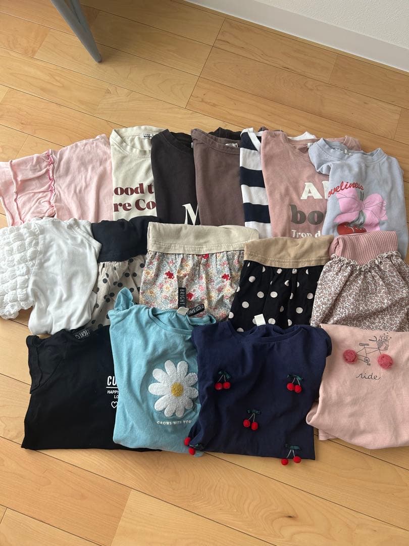 130～140サイズ 女の子まとめ売り55点＋おまけ アプレレクール ユニクロ