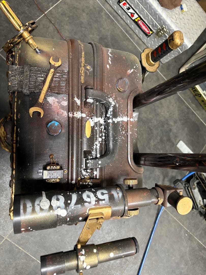 スチームパンク キャリーケース型　オブジェ