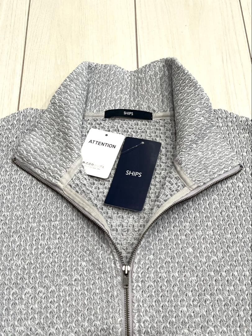 ★新品未使用品★ships シップス　フルジップ カットアウター　メンズ M