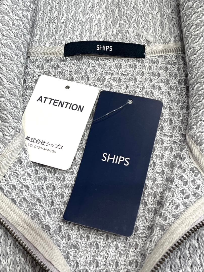 ★新品未使用品★ships シップス　フルジップ カットアウター　メンズ M
