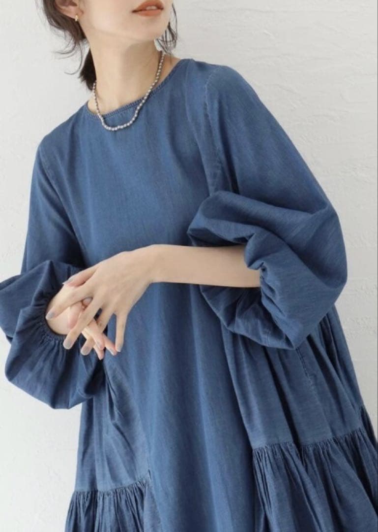【MERLETTE/マーレット】BYWARD DENIM ワンピース
