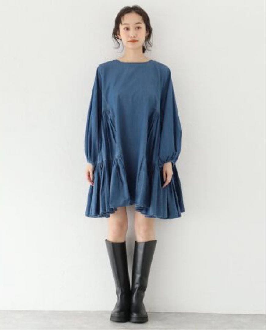 【MERLETTE/マーレット】BYWARD DENIM ワンピース
