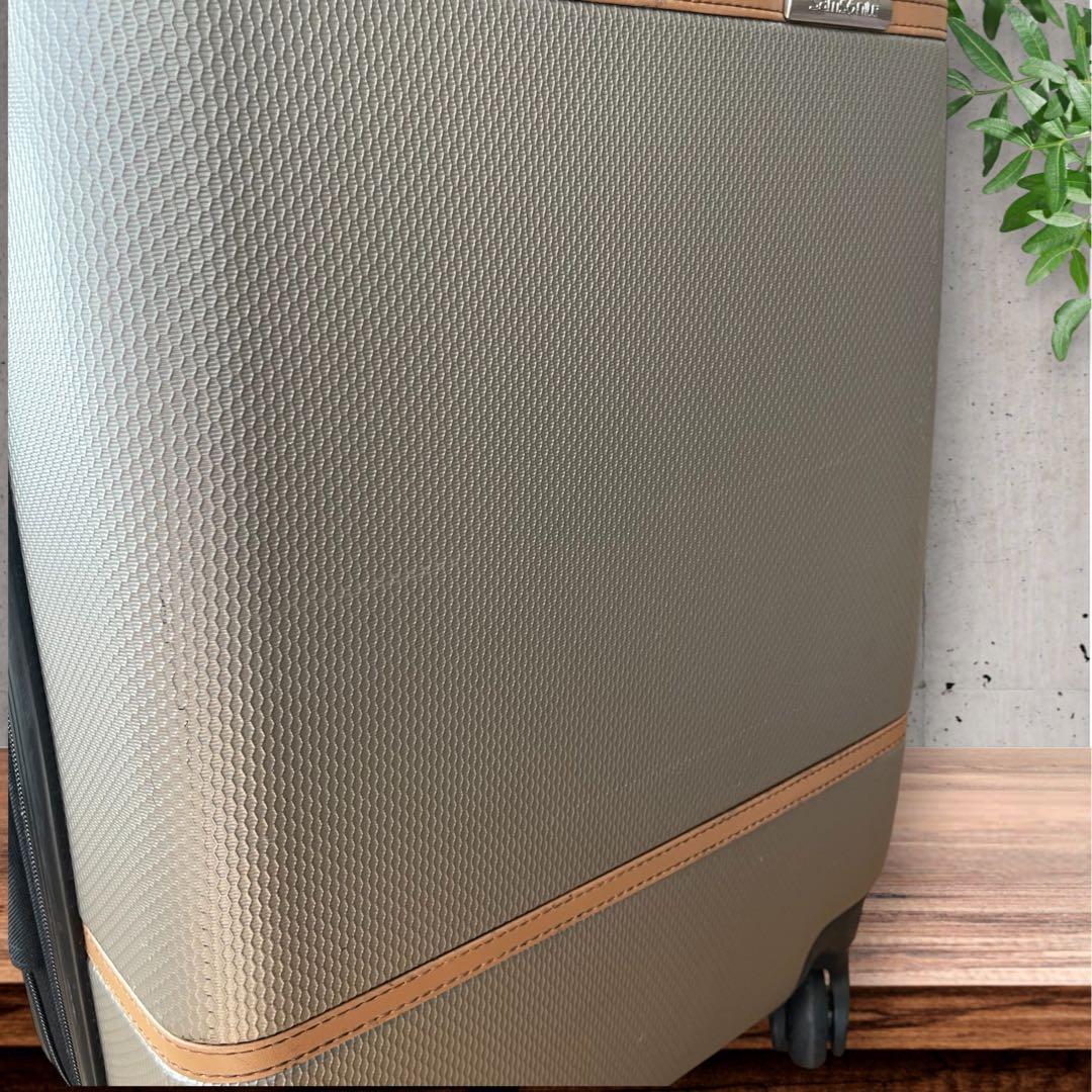 Samsonite 機内用 持ち込み 4輪 スーツ キャリーケース シルバー