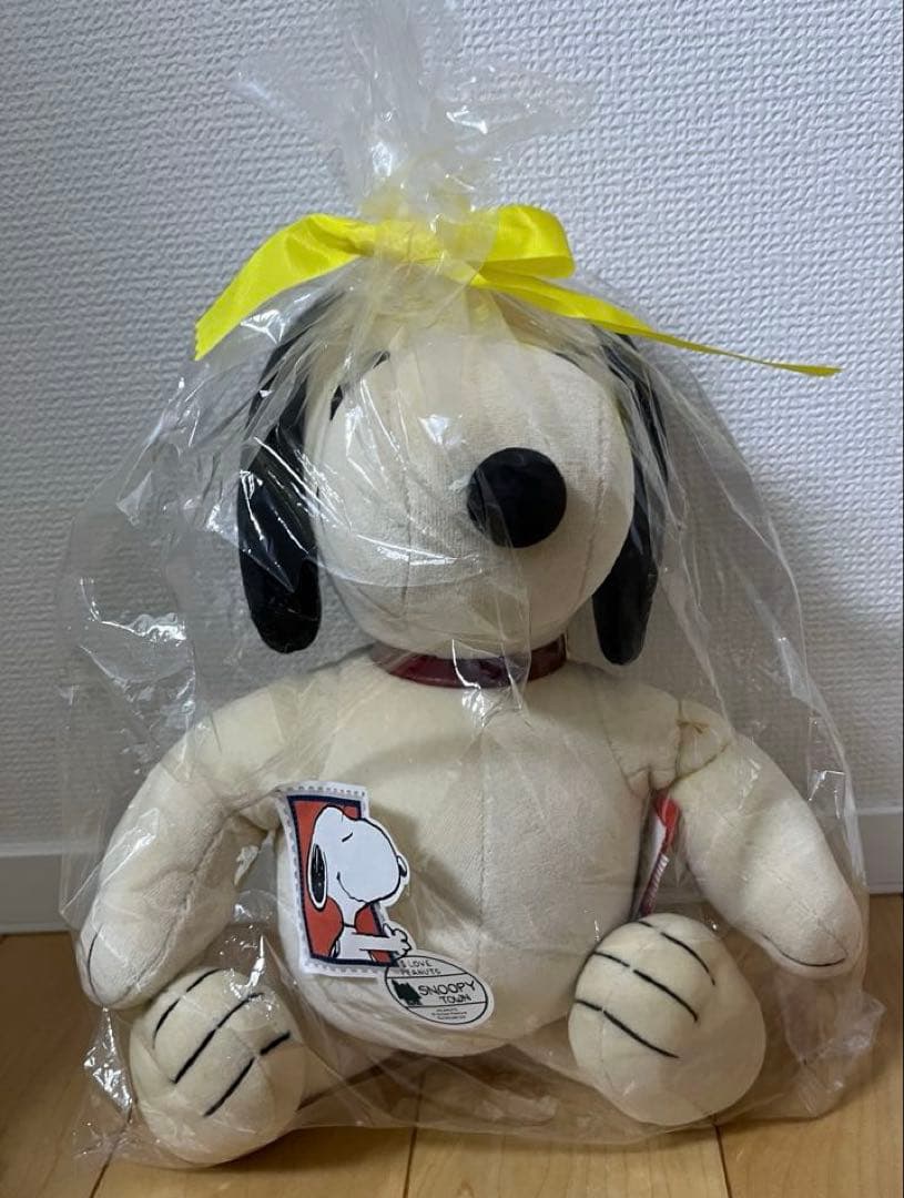 【レア】スヌーピ　ぬいぐるみ　セキグチ　レトロ　ヴィンテージ　ベージュ