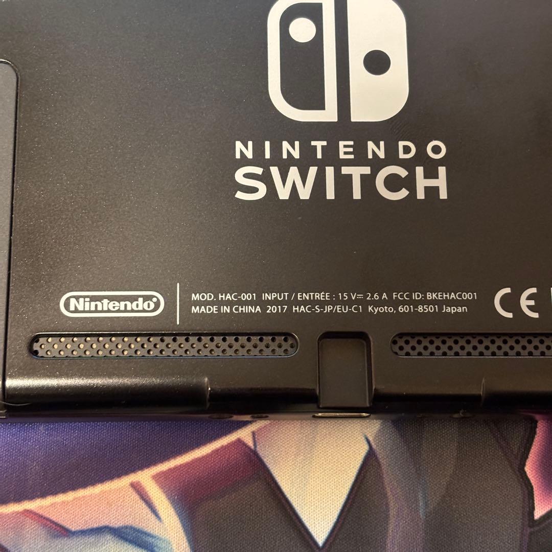 【ジャンク品】ニンテンドースイッチ 一式 + ポーチ付き スプラ2同梱版カラー