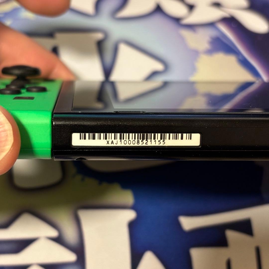 【ジャンク品】ニンテンドースイッチ 一式 + ポーチ付き スプラ2同梱版カラー