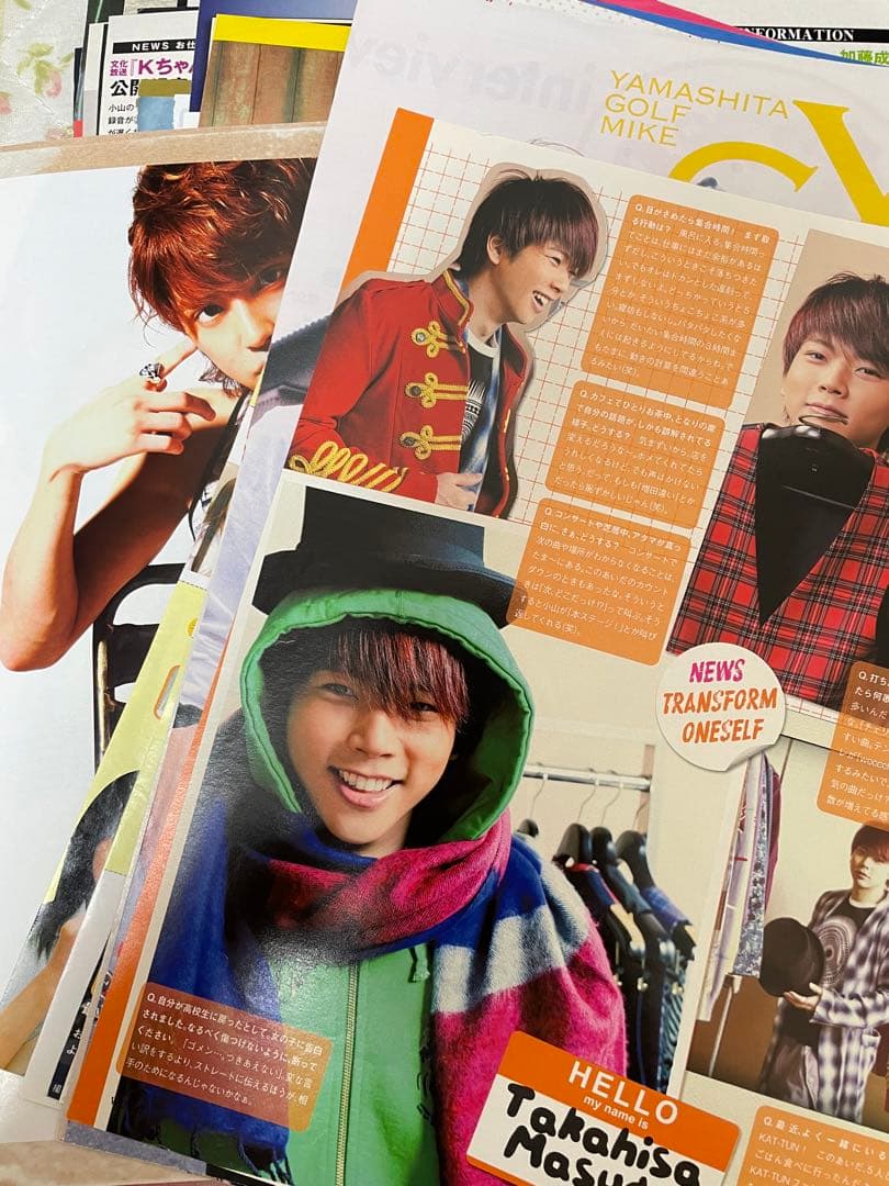 NEWS ジャニーズ 切り抜き 雑誌 記事 約170枚