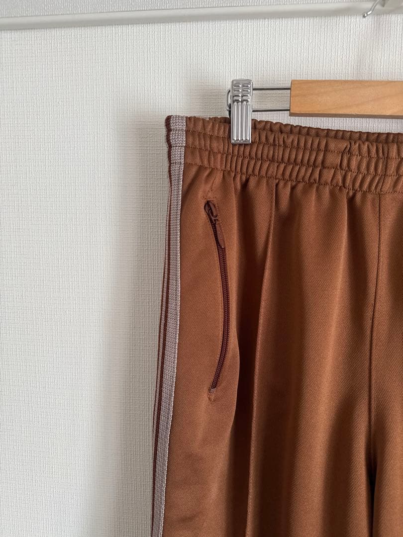 Needles ニードルズ トラックパンツ ブラウン Mサイズ 蝶刺繍 日本製