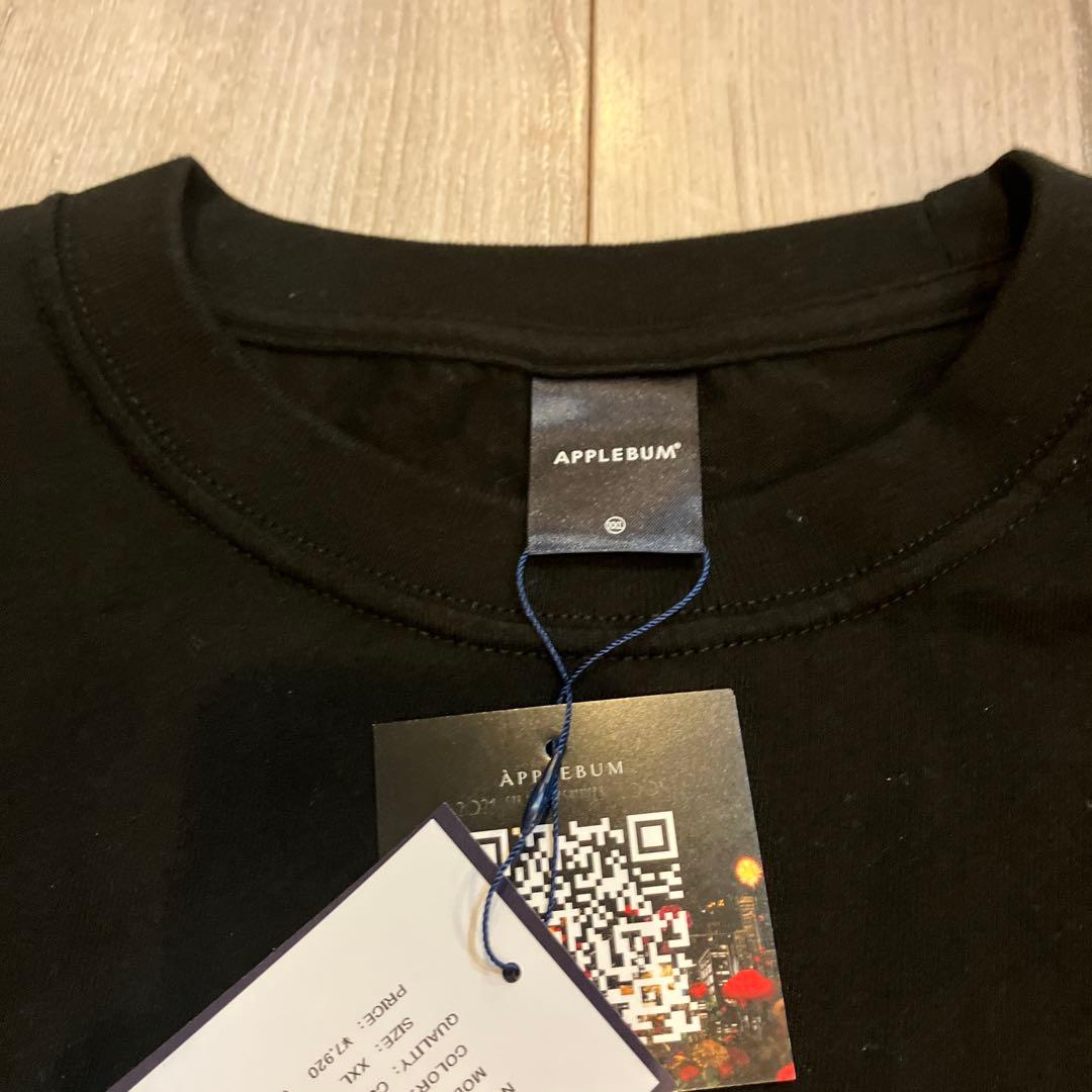 アップルバム　DWMNBOY　Tシャツ　ブラック　スケボー