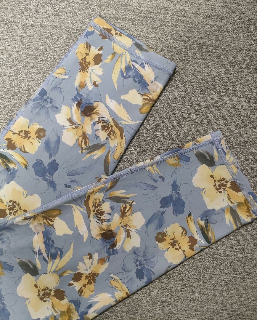Fiori❀⑧SUKALA ブラトップレギンスセット花柄 Lサックスブルー