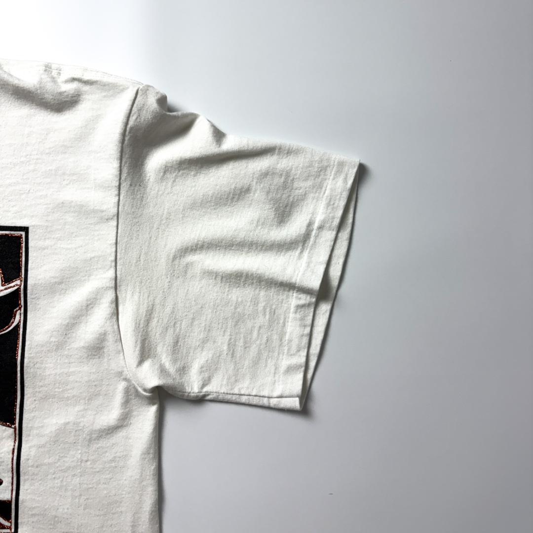 アートTシャツ ホワイト L シングルステッチ 90s ONEITA
