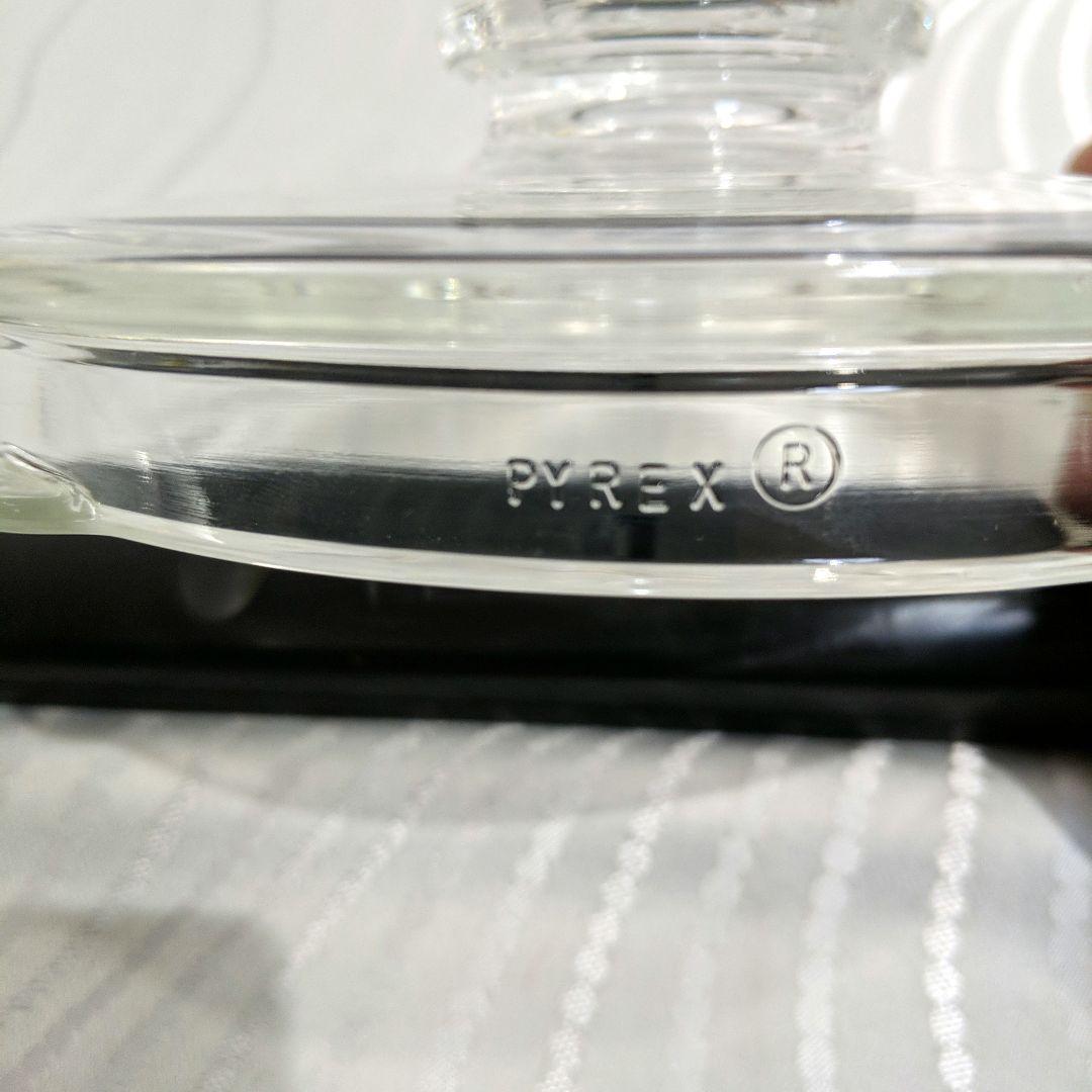 【未使用】オールドパイレックスPYREX　片手鍋　18cm　耐熱ガラス