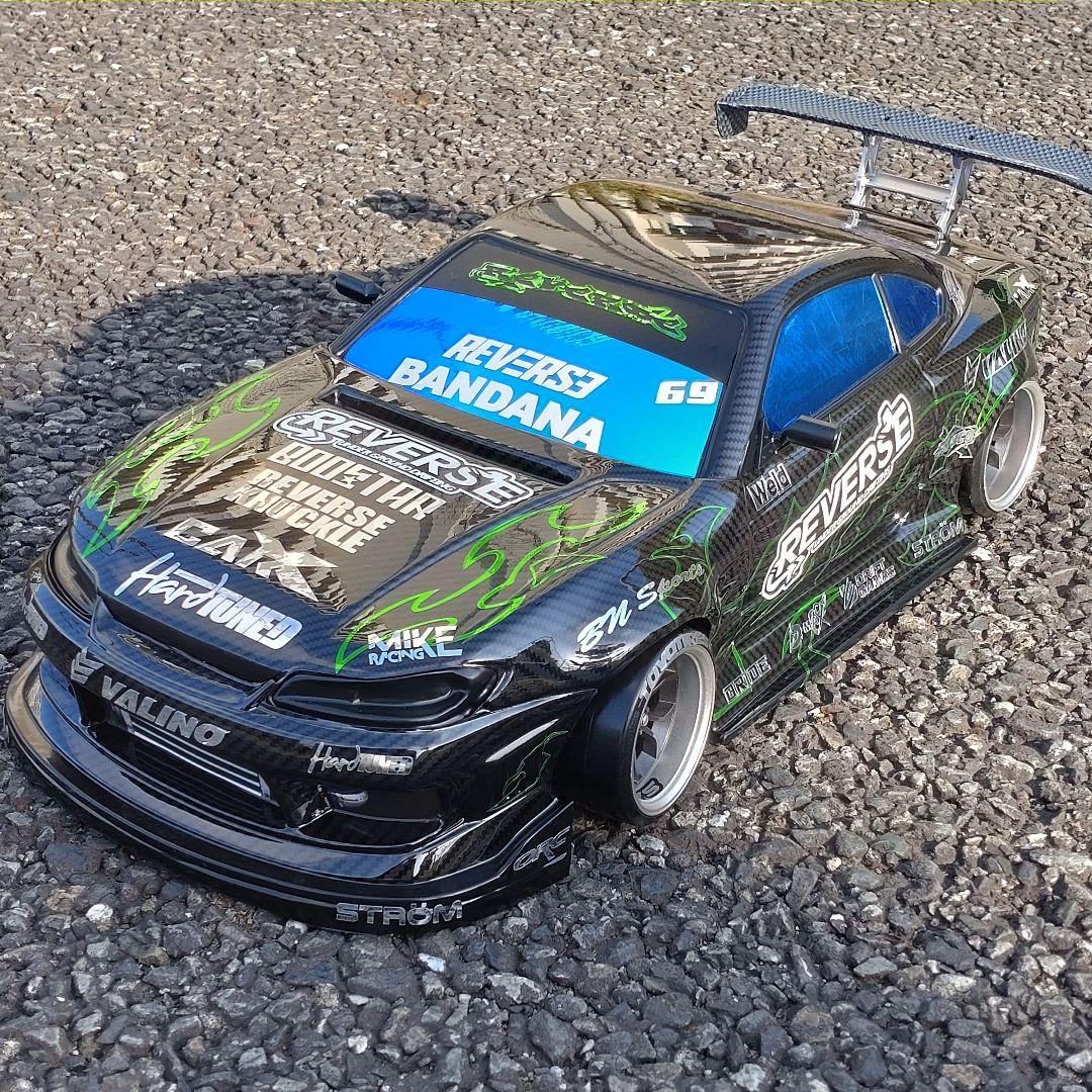 S15 カーボン ラジドリ ボディ用カッティング ステッカー REVERSE