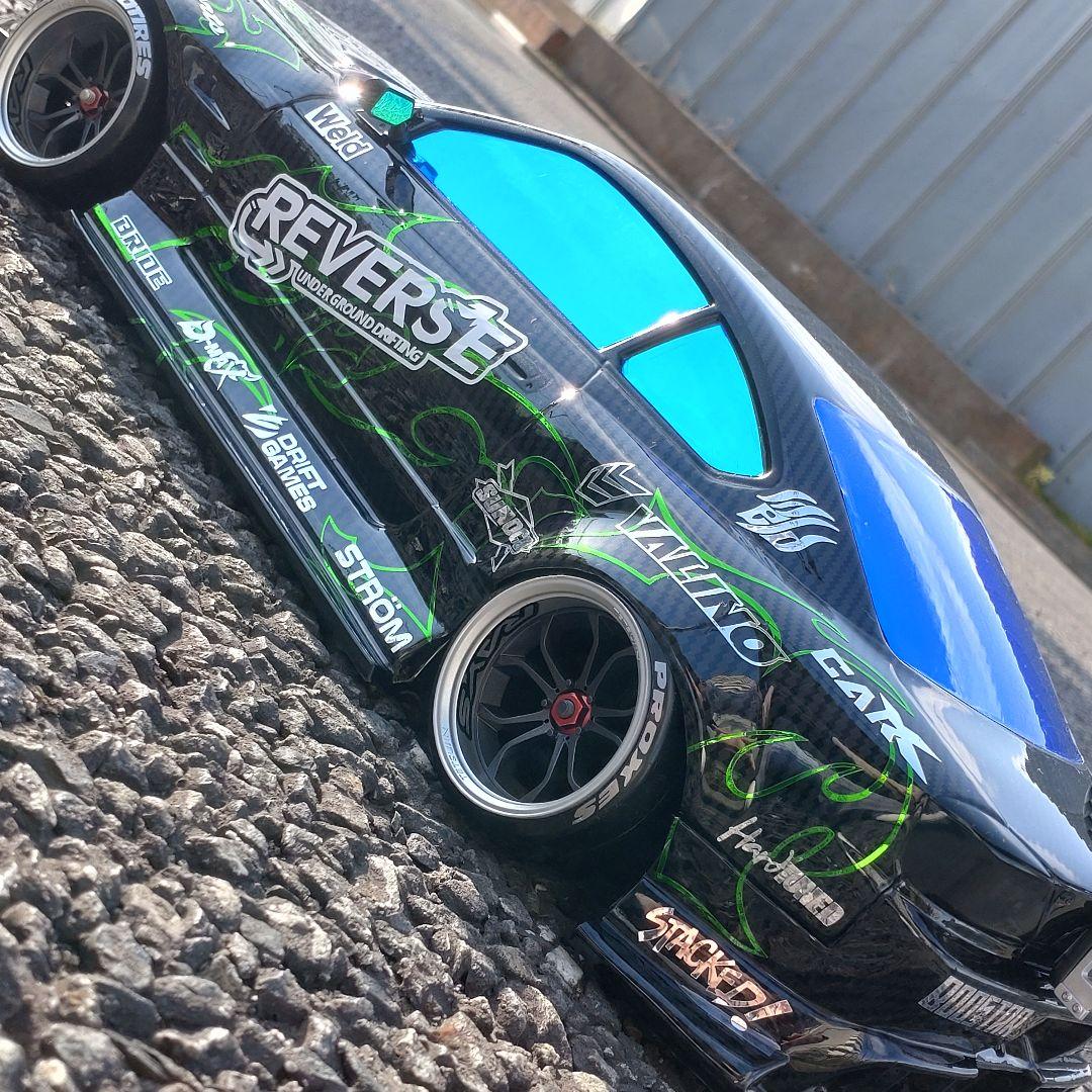 S15 カーボン ラジドリ ボディ用カッティング ステッカー REVERSE