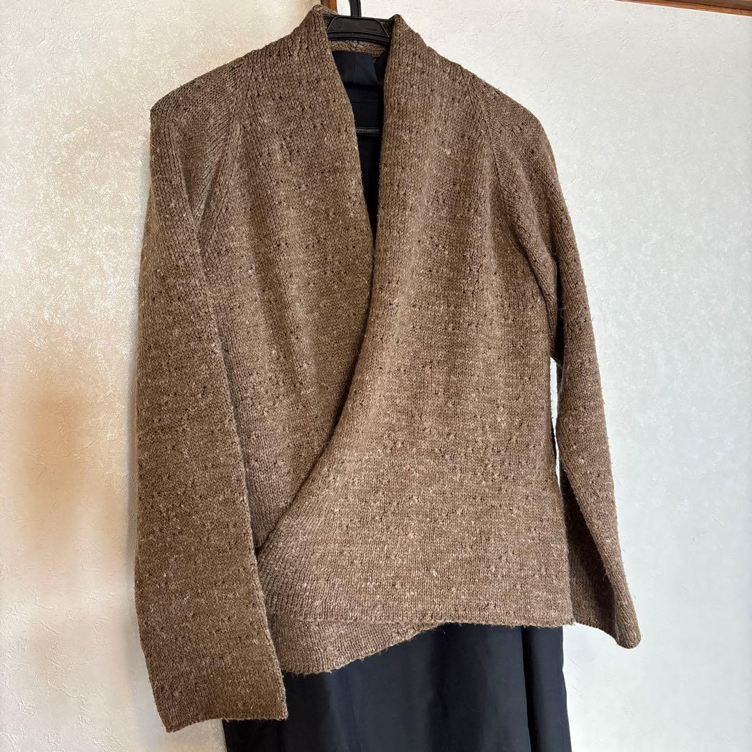 グ*ン様 再々値下❗️いいね有難う御座います。ヨーガンレールカシュクールニット