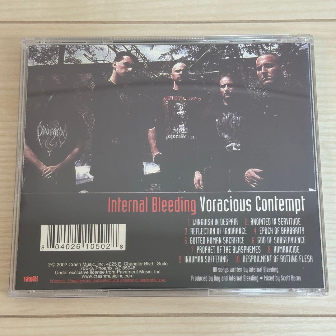 洋楽 Internal Bleeding / Voracious Contempt