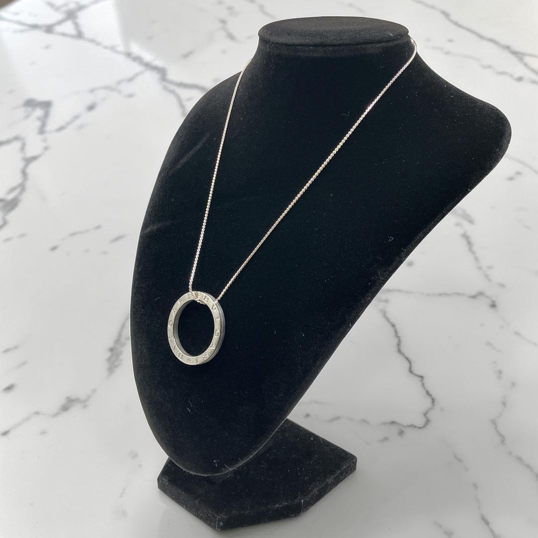 BVLGARI サークルロゴ ネックレス キーリング 782