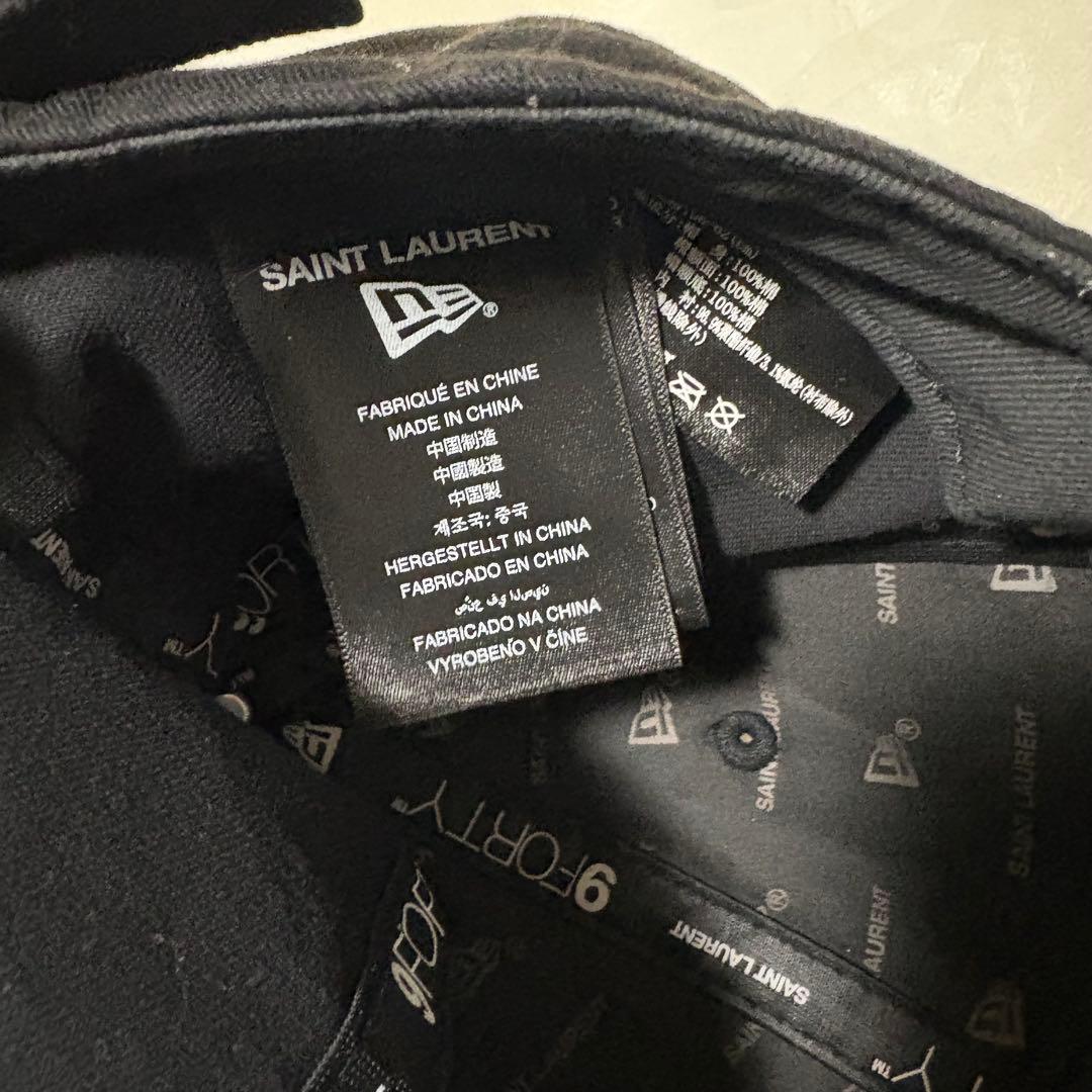 ニューエラ×SAINT LAURENT NEW ERA キャップ　ケリングタグ