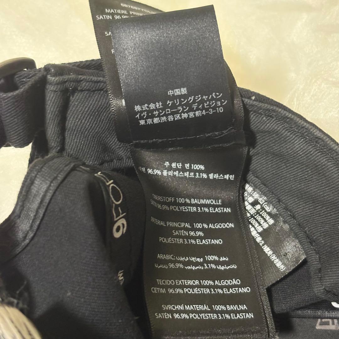 ニューエラ×SAINT LAURENT NEW ERA キャップ　ケリングタグ