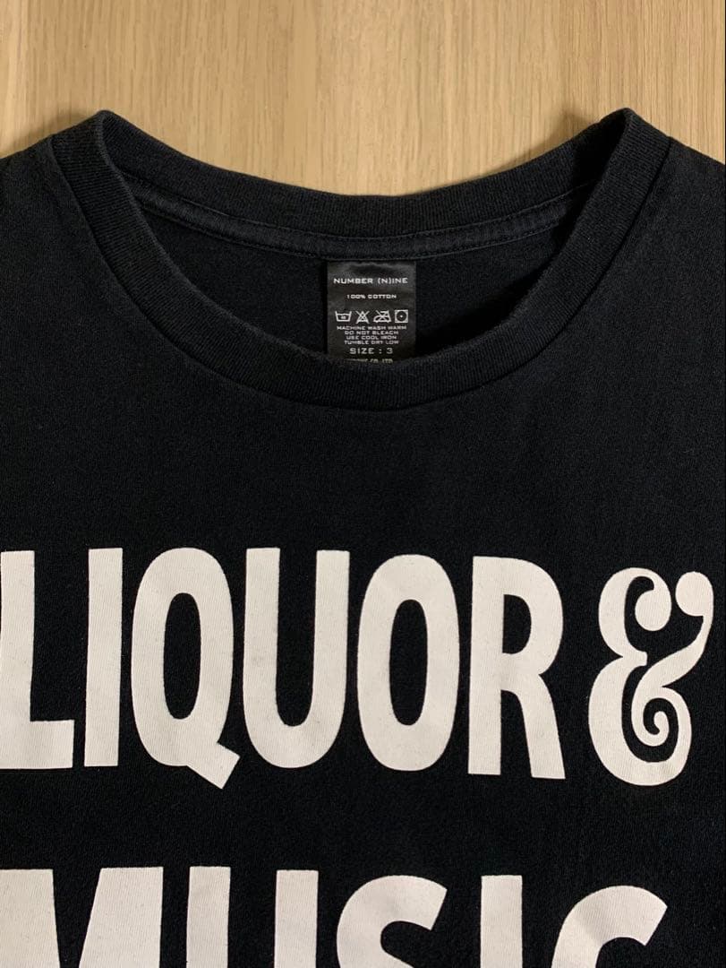 NUMBER (N)INE Tシャツ LIQUOR & MUSIC 稲葉浩志