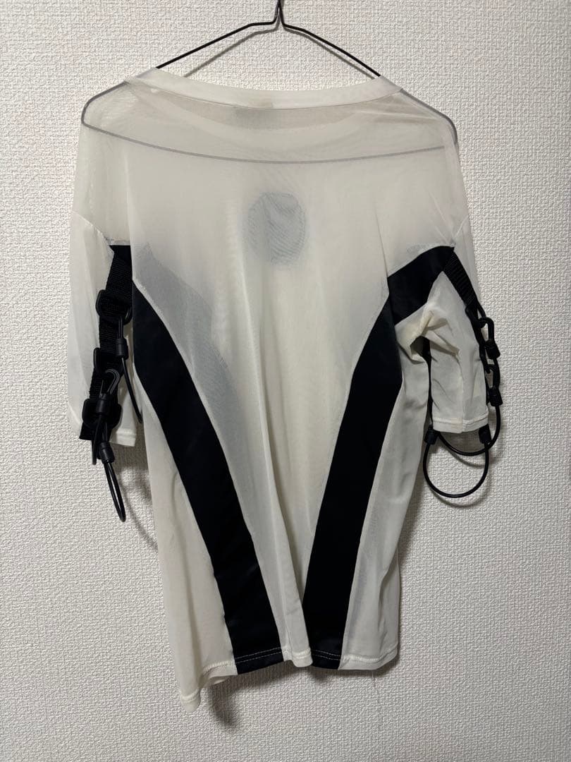 sektor1 ギミック Tシャツ メッシュ サイバー パンク Y2K Y3K