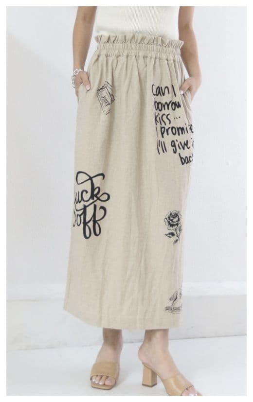 プルメリア様 ZURI BAD マニックマンデー ドローイングスカート
