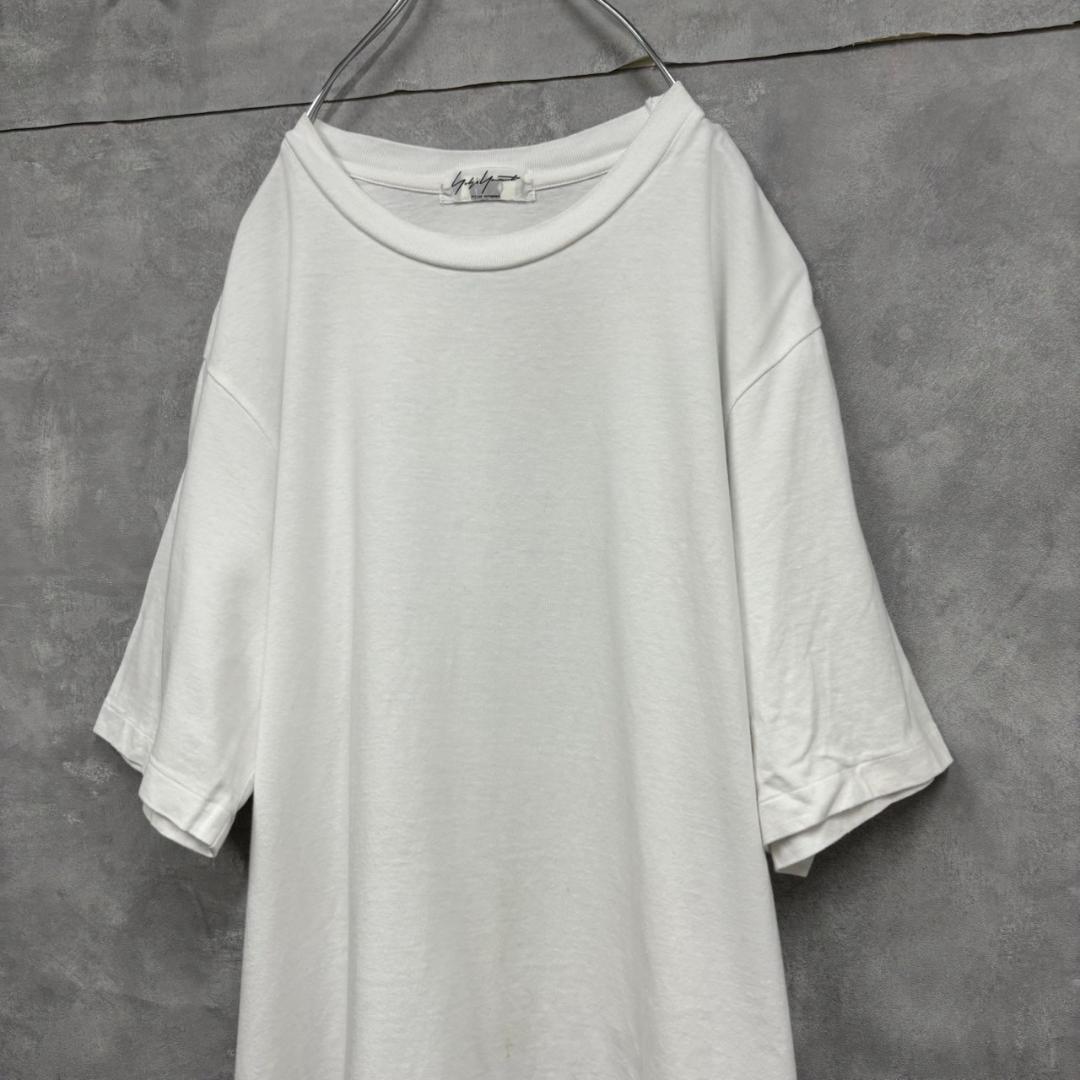 ヨウジヤマモト pour homme 白 ビッグシルエットTee N1074