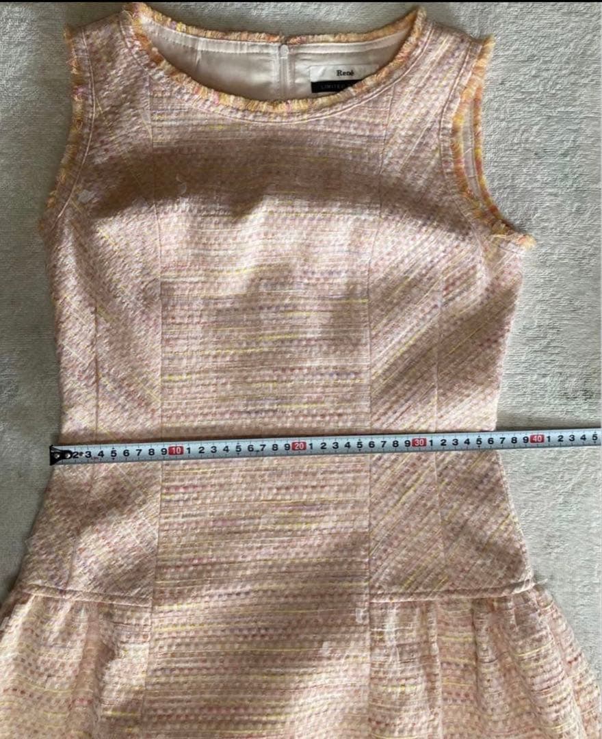 Rene LIMITED EDITION ツイードノースリーブワンピース