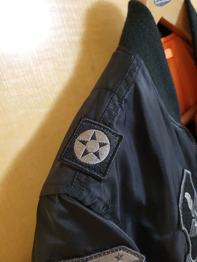 アルファ ALPHA U.S. ALPHA FORCES MA-1 フルパッチ