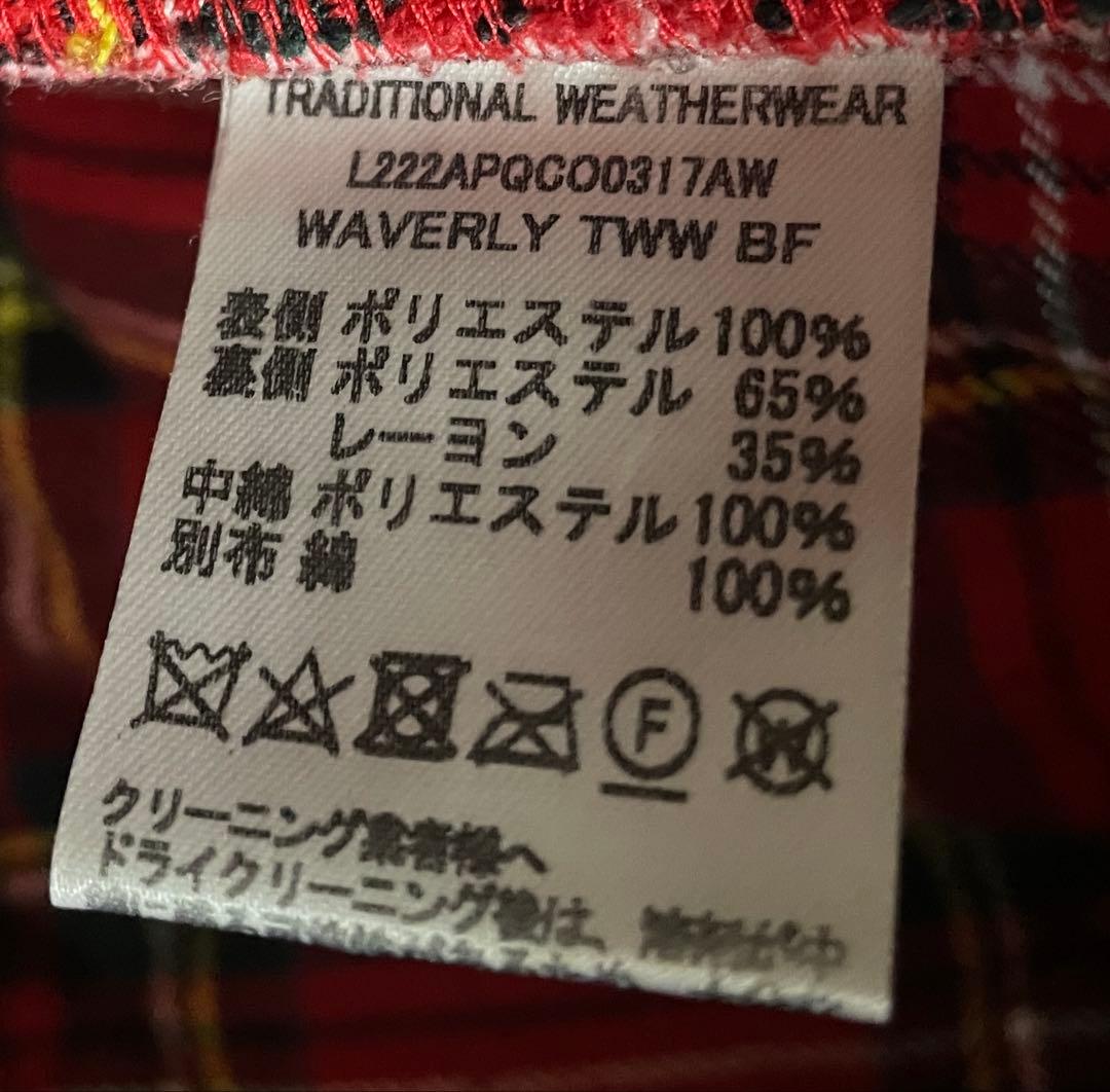 別注　トラディショナルウェザーウェアWAVERLY TW BF