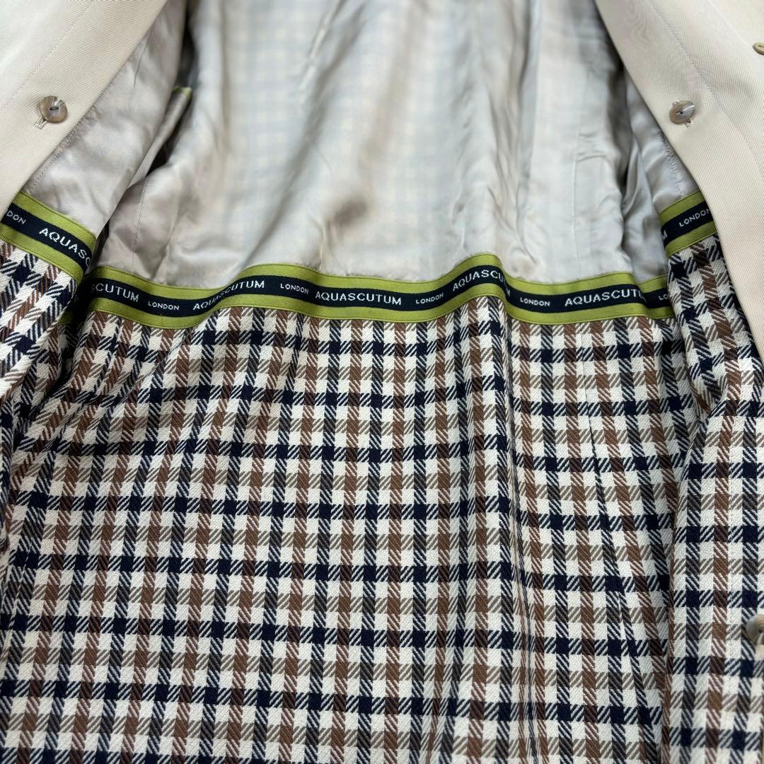 Aquascutum アクアスキュータム ライナー付き トレンチコート 7F