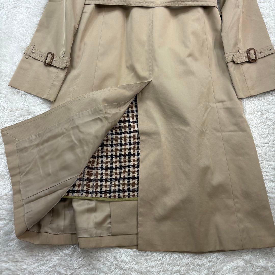 Aquascutum アクアスキュータム ライナー付き トレンチコート 7F