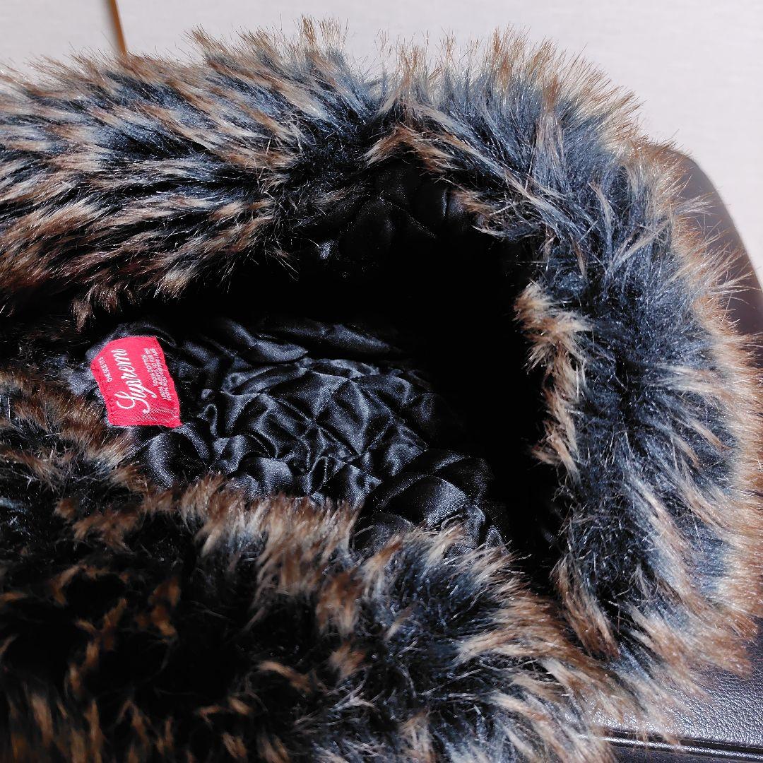帽子 SUPREME liberty leopard cord trooper