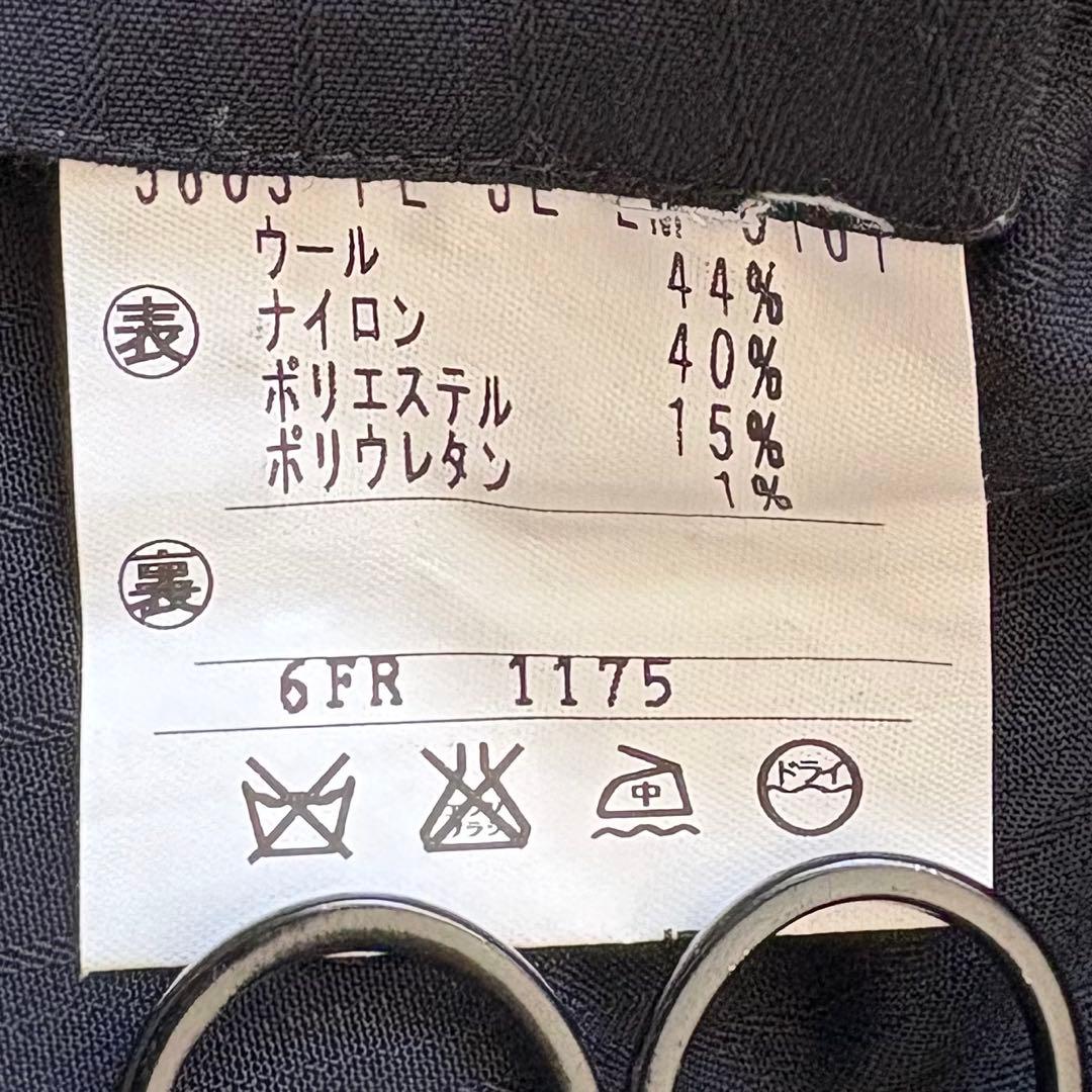 極美品　ジャンポールゴルチエ スーツ セットアップ 46 ブラック 総裏　メンズ