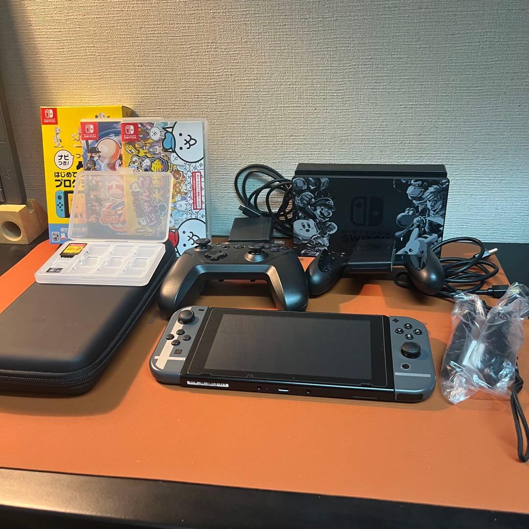 ソフト4本　コントローラ付き！ニンテンドースイッチ