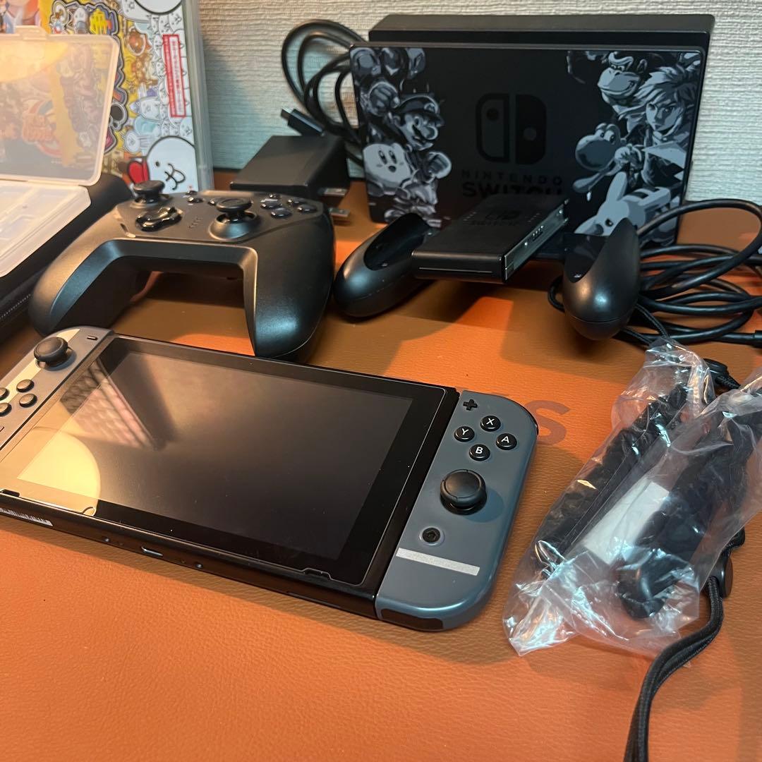 ソフト4本　コントローラ付き！ニンテンドースイッチ